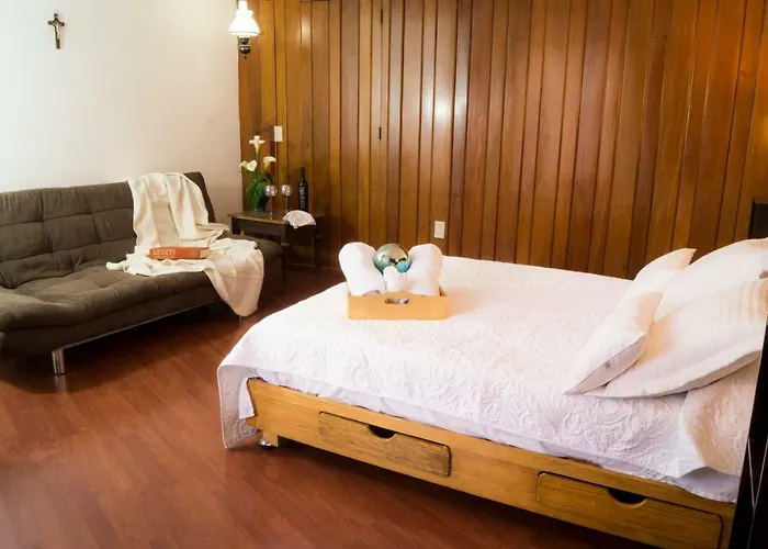 1c, Balcon, Garden House, Welcome To San Angel Apartamento *