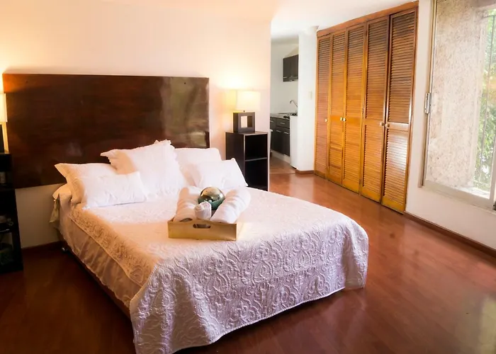 1c, Balcon, Garden House, Welcome To San Angel *